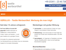 Tablet Screenshot of gerulus.com